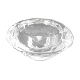 Photophore crystal candlestick cut like a diamond