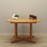 Ash round table, Danish design, 1960s, production: Denmark
