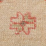 3x10 Faded Colors Vintage Carpet, Vintage Wool Runner Rug, 85x300