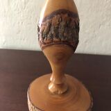 Boxwood foot table lamp