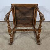 Petite Table en Noyer massif, style Louis XIII / Louis XIV – Début XIXe