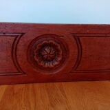 Carved front in solid wood