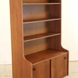vintage bookcase with full on storage space.