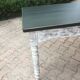Louis Philippe table with a metal top