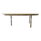Table basse vintage tripode chrome et formica années 80