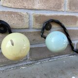 pair of vintage coat racks coat hooks