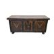Antique Painted German Coffin, 2nd half 1800s