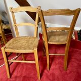Ensemble de 5 chaises bistrot-années 40