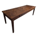 Table à manger de ferme française ancienne avec deux tiroirs | Chêne & pin | vers 1850–1900