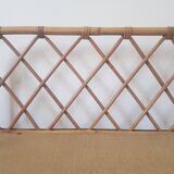 Rattan wall shelf