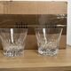Paire de verres à whisky en cristal Baccarat - non utilisé