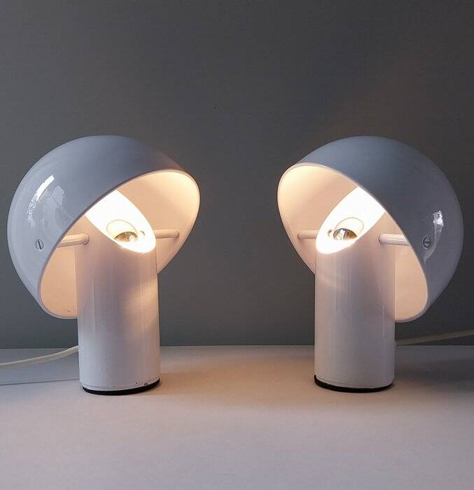 Set of two Italian table lamps from the 70s