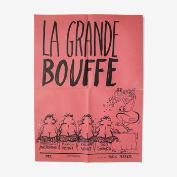 Original movie poster -  la grande bouffe - Marco Ferreri