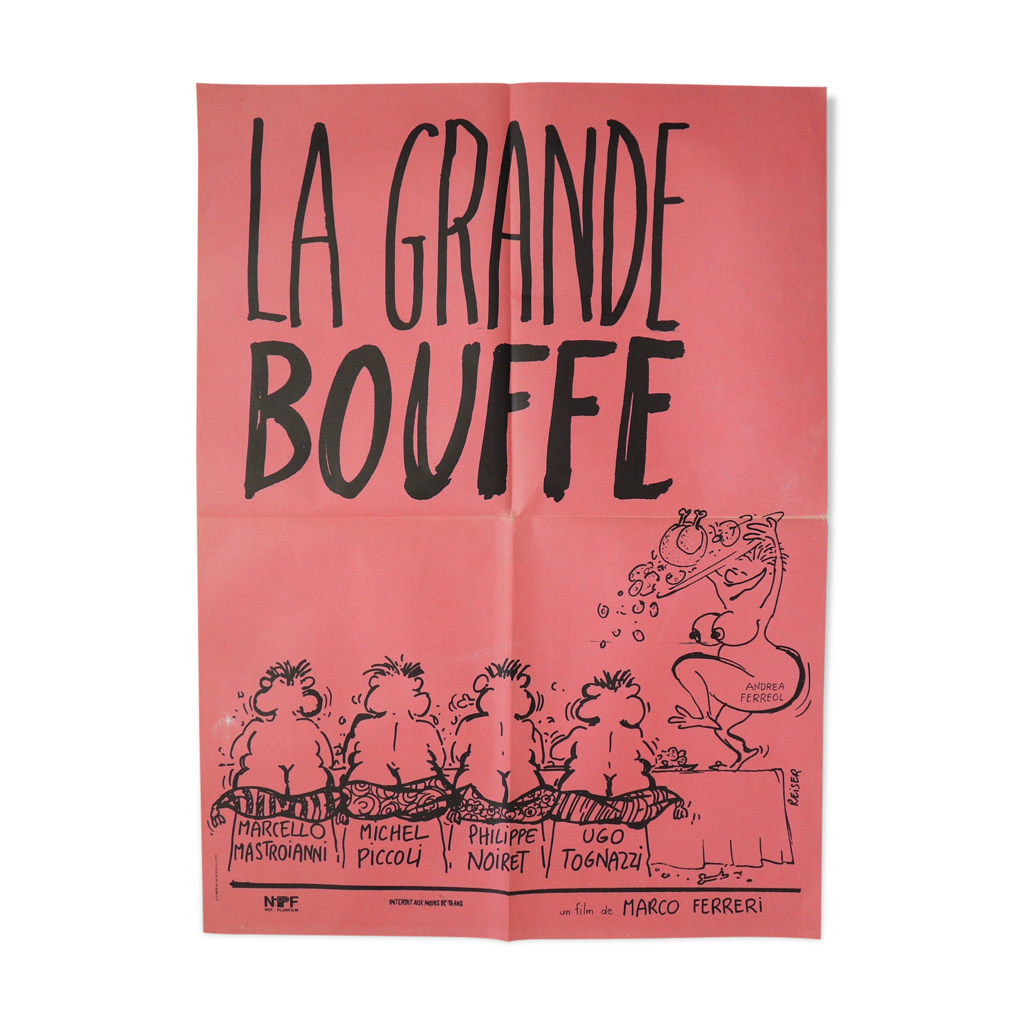 Affiche de cinéma originale la grande bouffe Marco Ferreri Selency