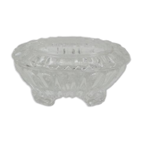 Glass box patterned in relief