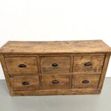 Six-drawer workshop cabinet