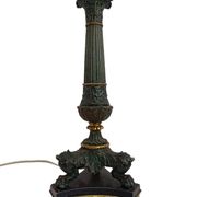 Lampe table française Second Empire, régule et laiton, XIXe