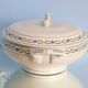 Soup tureen, Saint Amand, Terre de Fer, French manufacturer