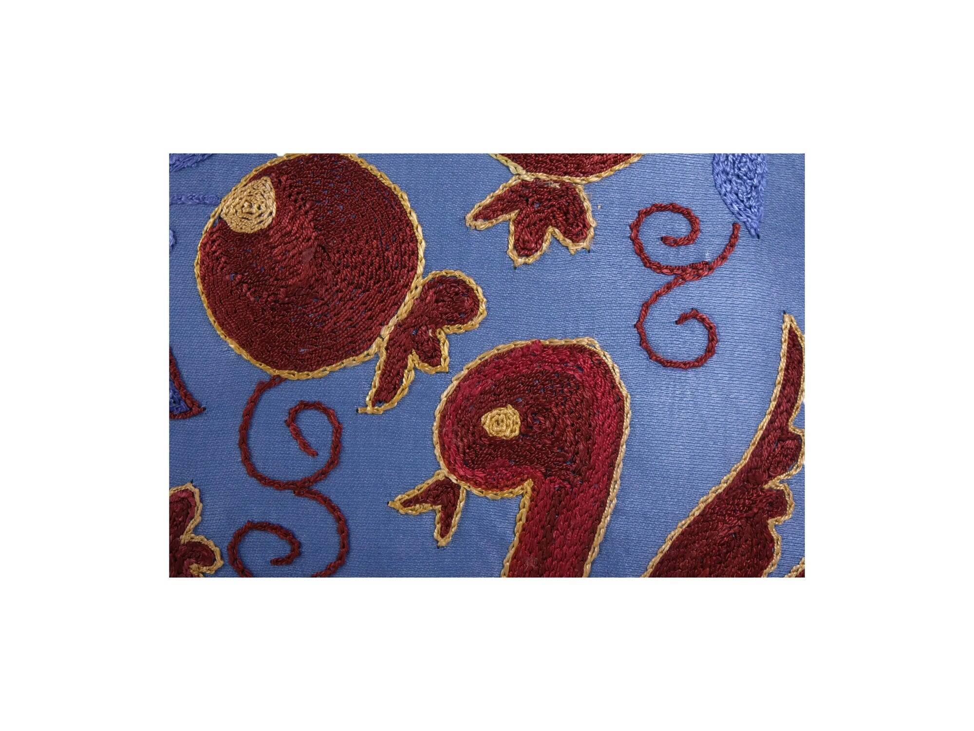 Set of 2 vintage embroidered cushion covers 46x46 cm