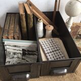 Pair of industrial drawers
