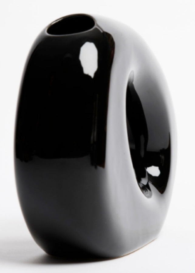 Black vase