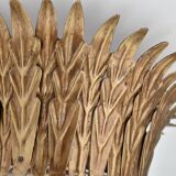 Mid-century Spanish flush mount sunburst