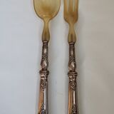Pair of silver cutlery