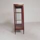 Mahogany display cabinet with marble top, 1920s