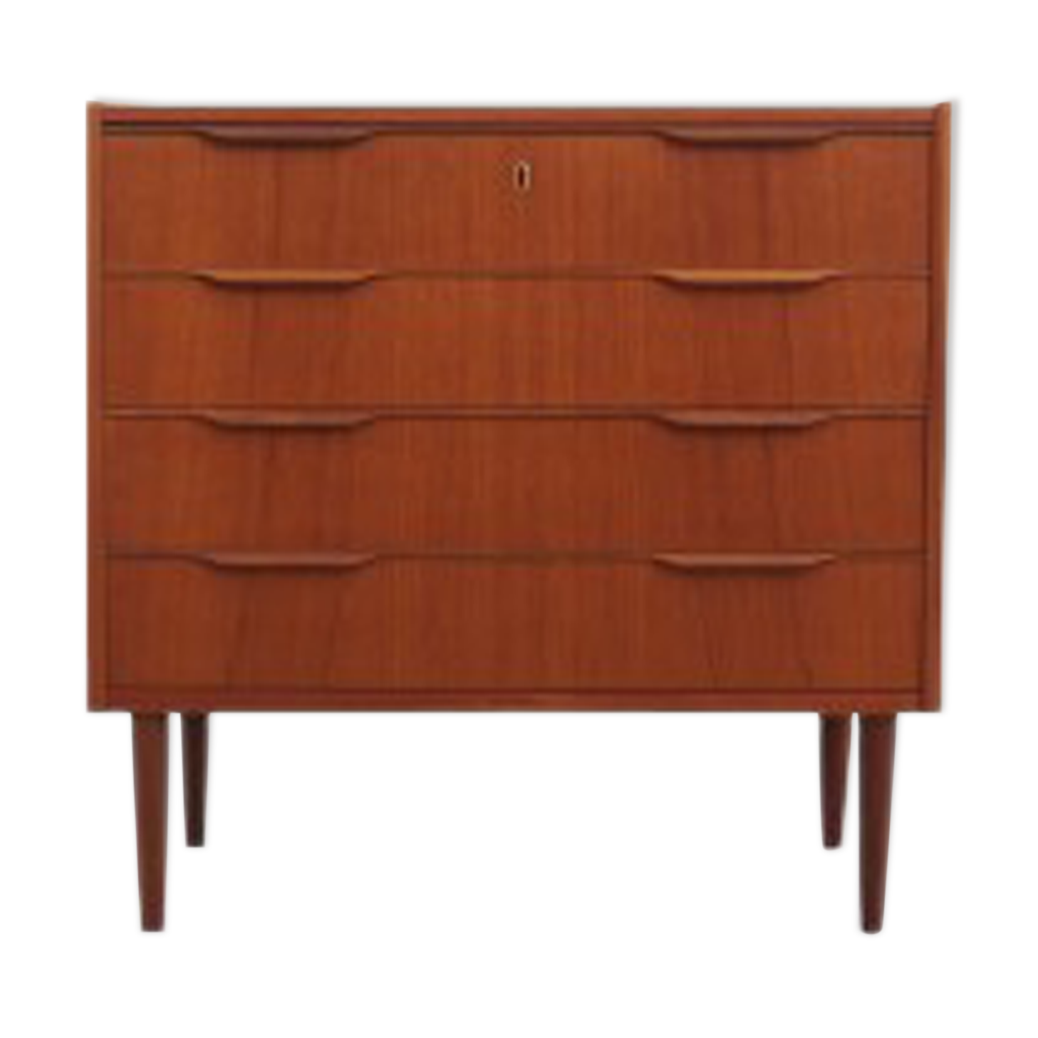 Teak chest of drawers, Danish design, 1970s, made in Denmark