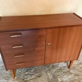 Buffet vintage storage cabinet formica