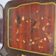 Neoclassical inlaid mahogany screen
