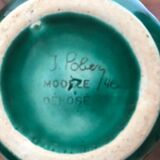 Art Deco selfish breakfast service signed Jean Pobery 1946