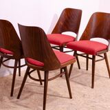 Chaises de salle à manger vintage par Radomír Hofman, années 1960, ensemble de 4