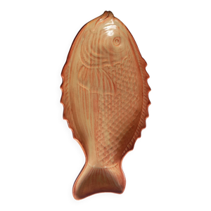 Plat a poisson en faience - vallauris