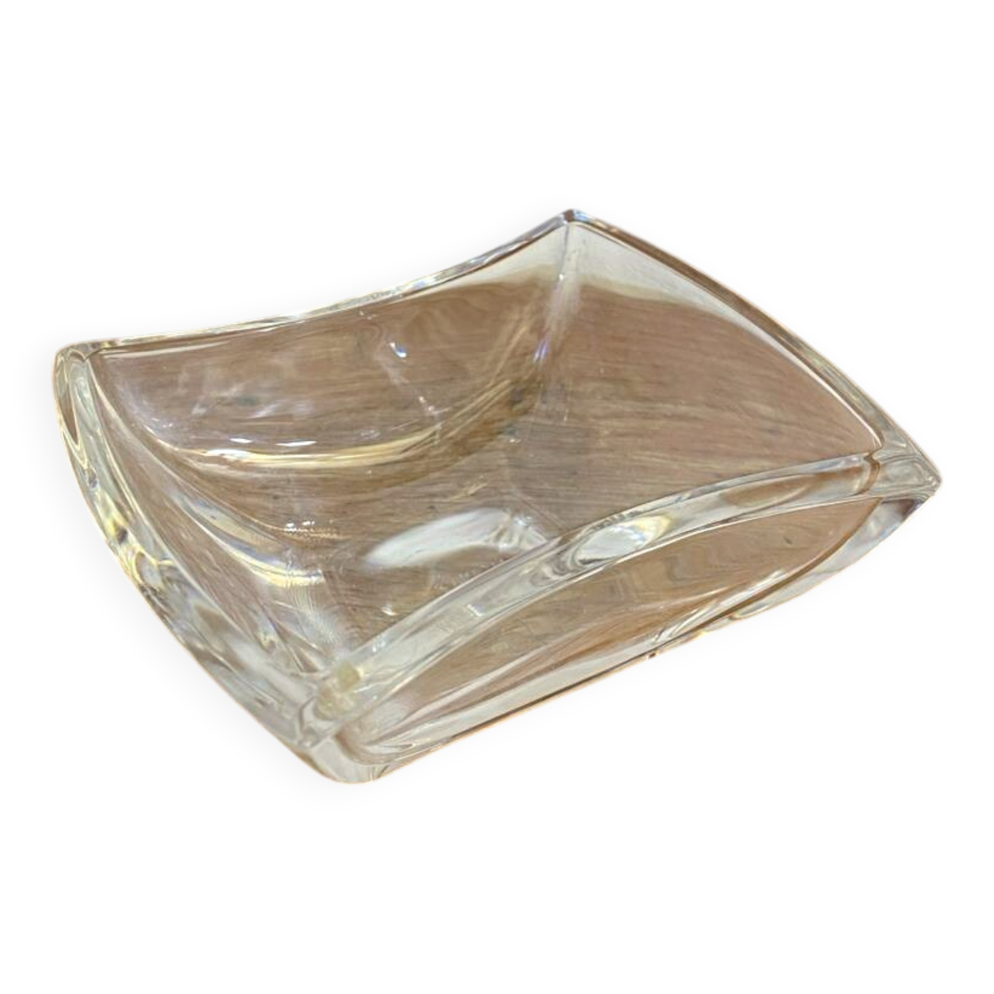 Antique mikasa vintage molded glass empty pocket