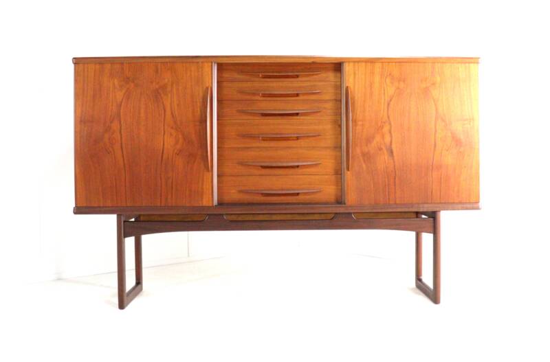 Vamo Sønderborg highboard attr. Arne Vodder | 194 cm  danish design in teak