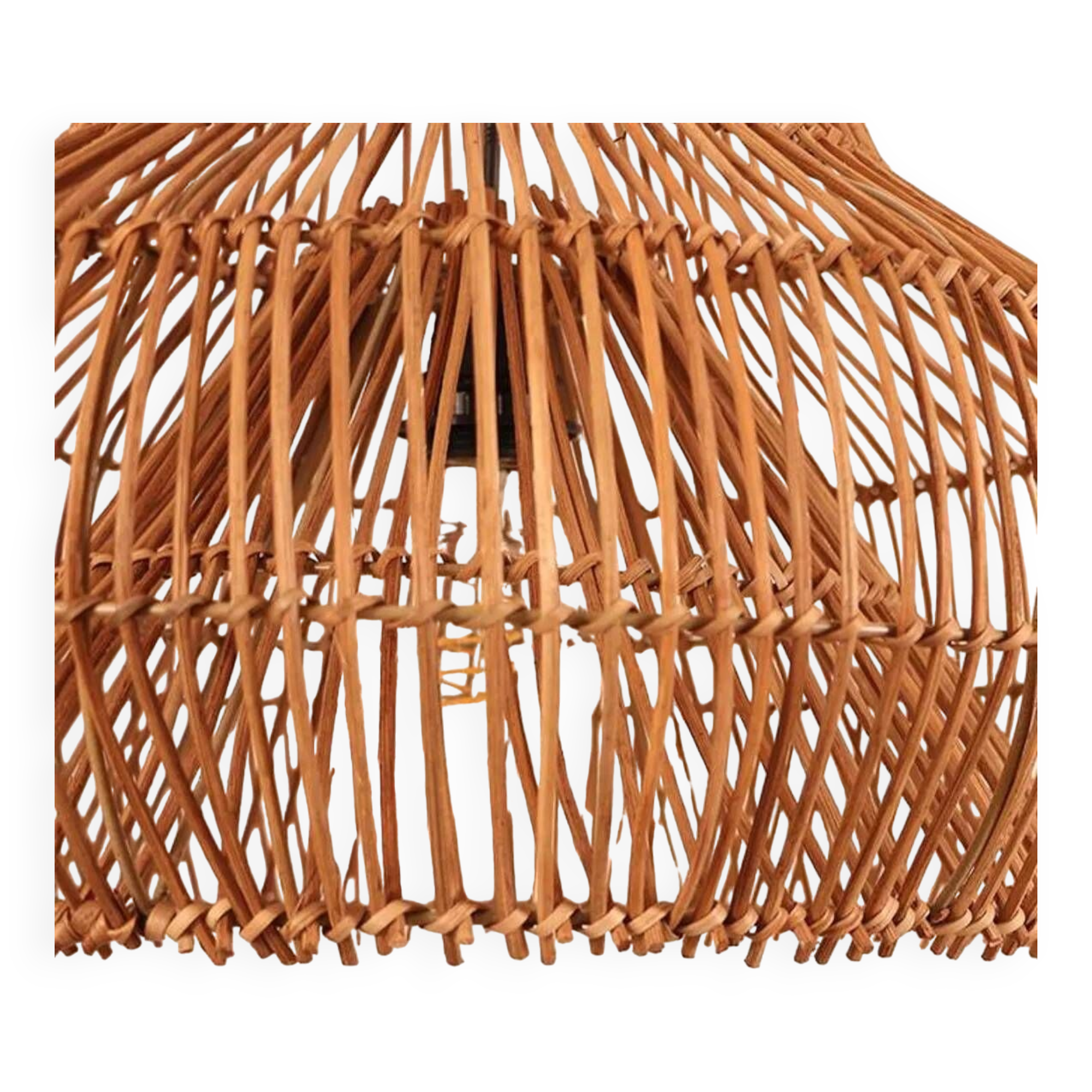 Rattan pendant light