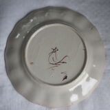 Italian decor floral faience plate