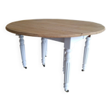 Renovated oak folding table