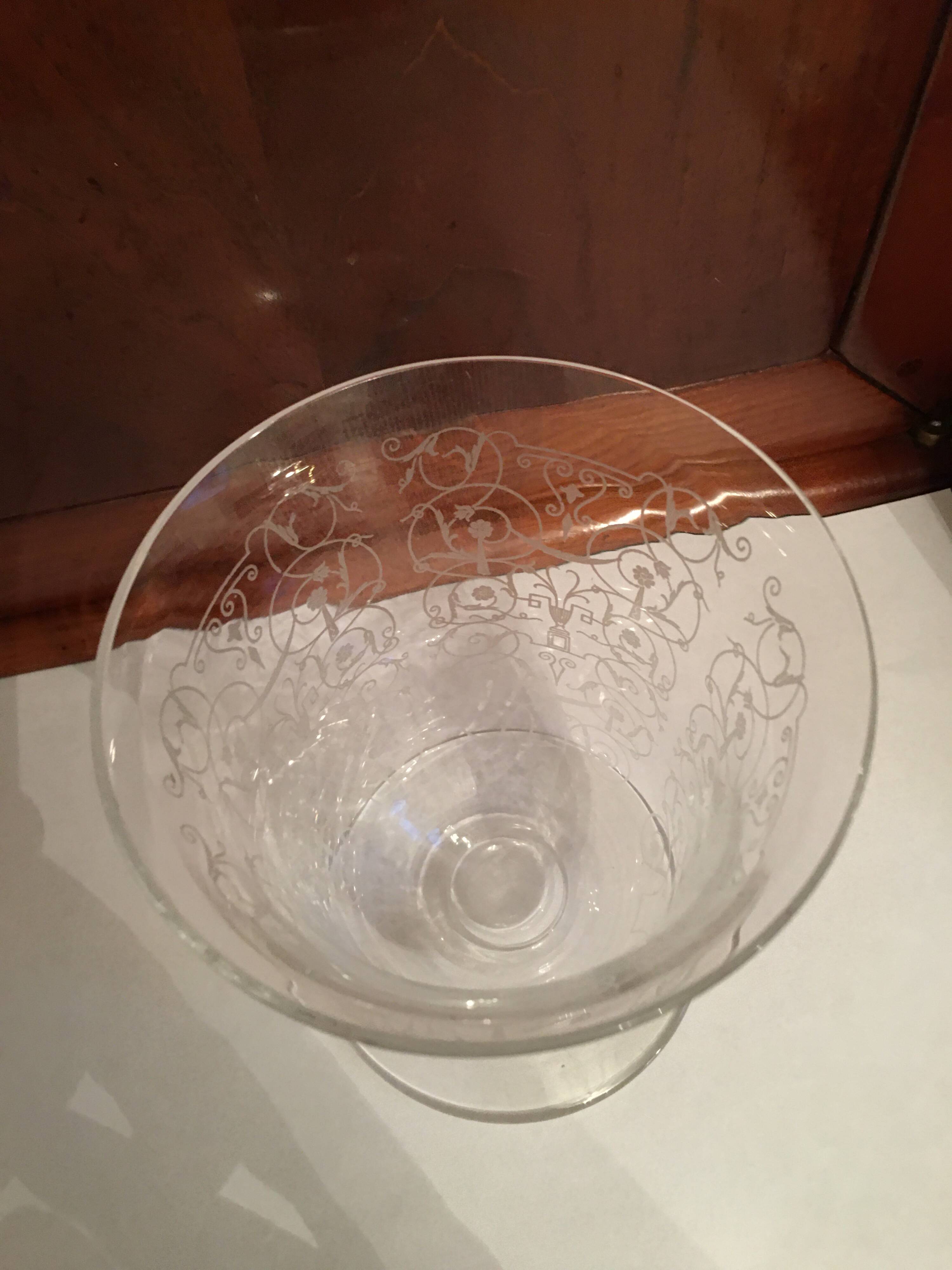 vase ancien en Cristal de Baccarat