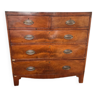 Commode anglaise XIX eme en acajou