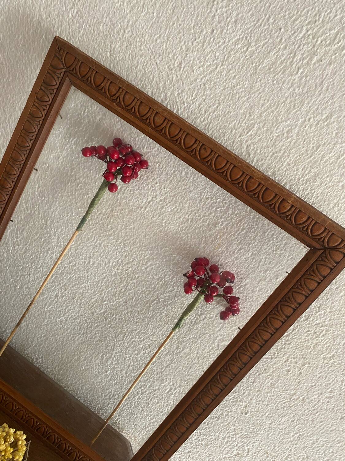 Carved wooden frame circa 1930.