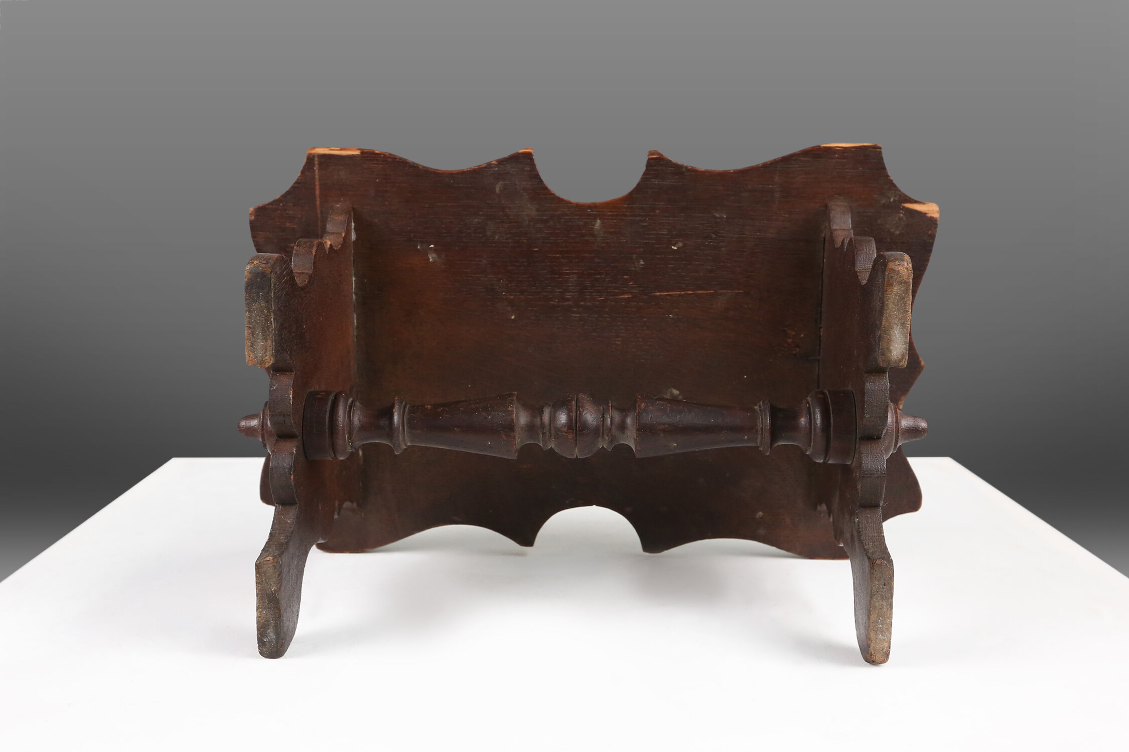 Wooden Rustic Stool, 1880s