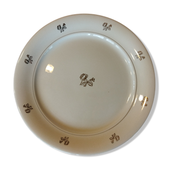 Plat rond Villeroy & Boch années 1950