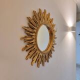 Gold color mirror