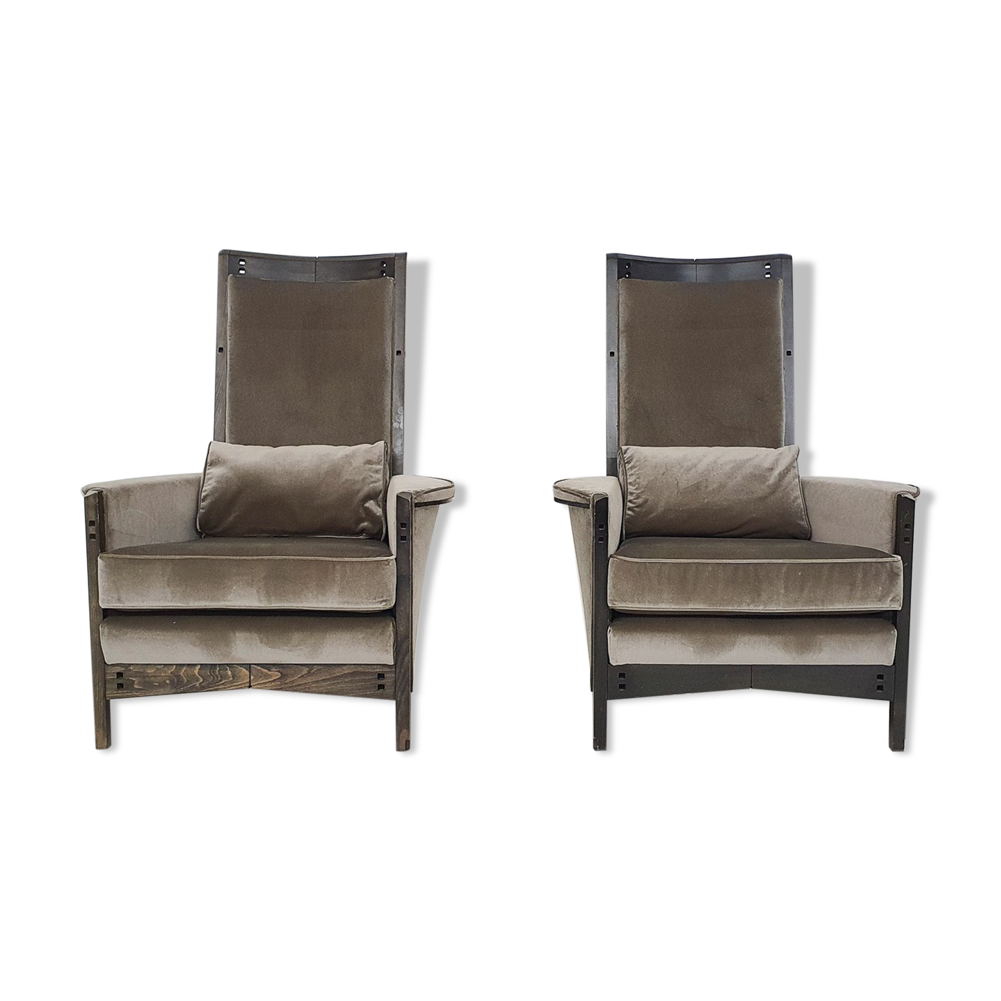 Ensemble de deux. fauteuils Umberto Asnago pour Giorgetti « Peggy 63970 », Italie 1990,s