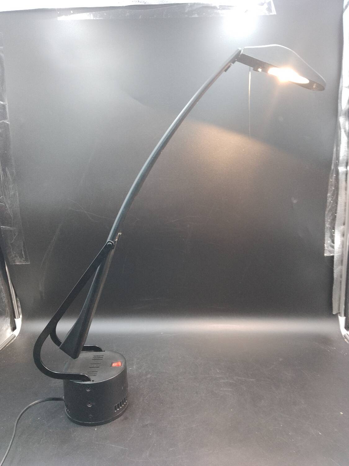 Vintage stilplast imq halogen pendulum desk lamp design italy memphis