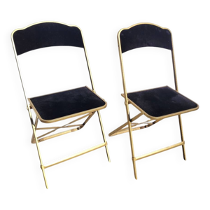 paire de chaises pliantes