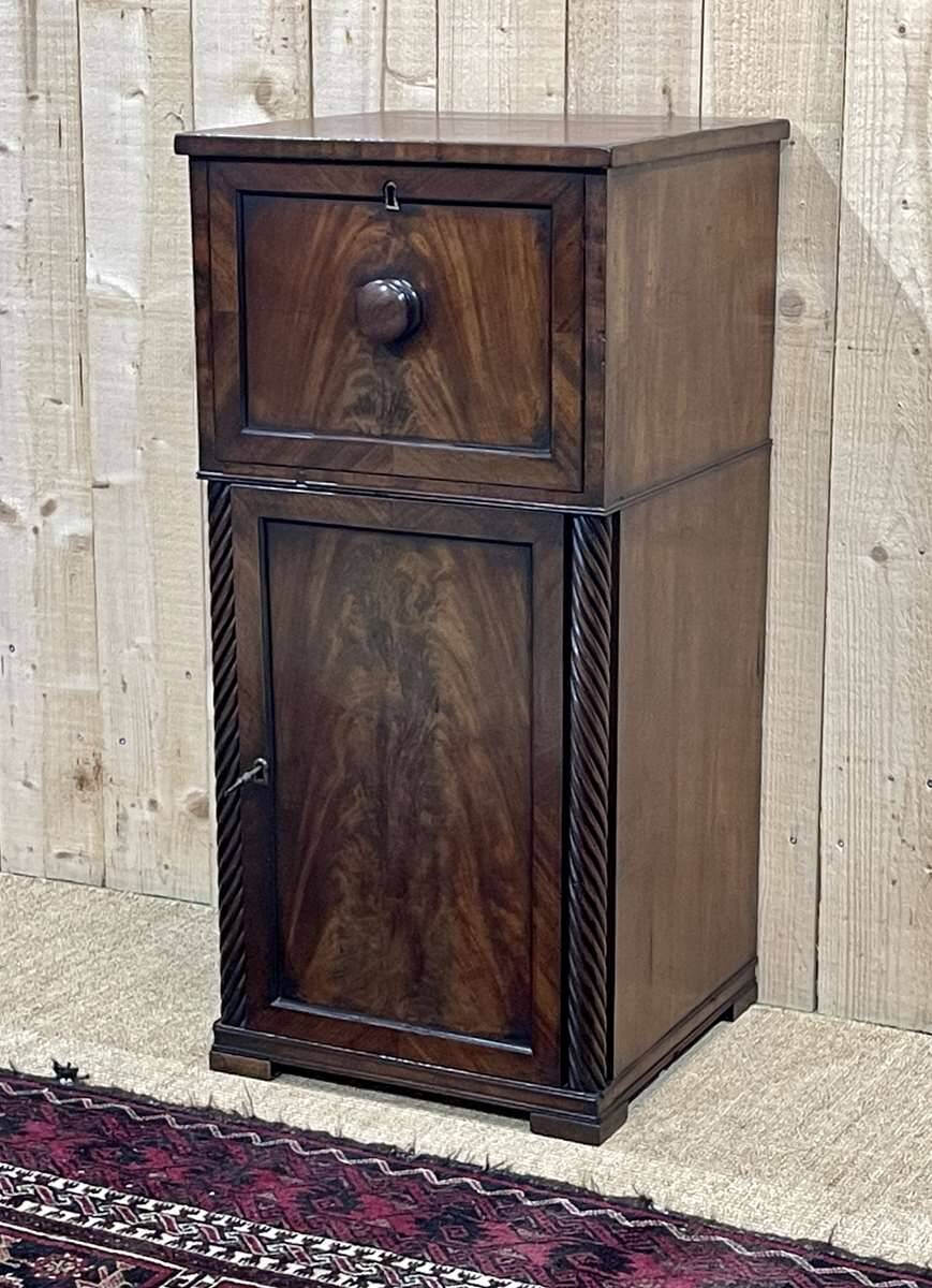 Victorian mahogany confiturier - 19th century
