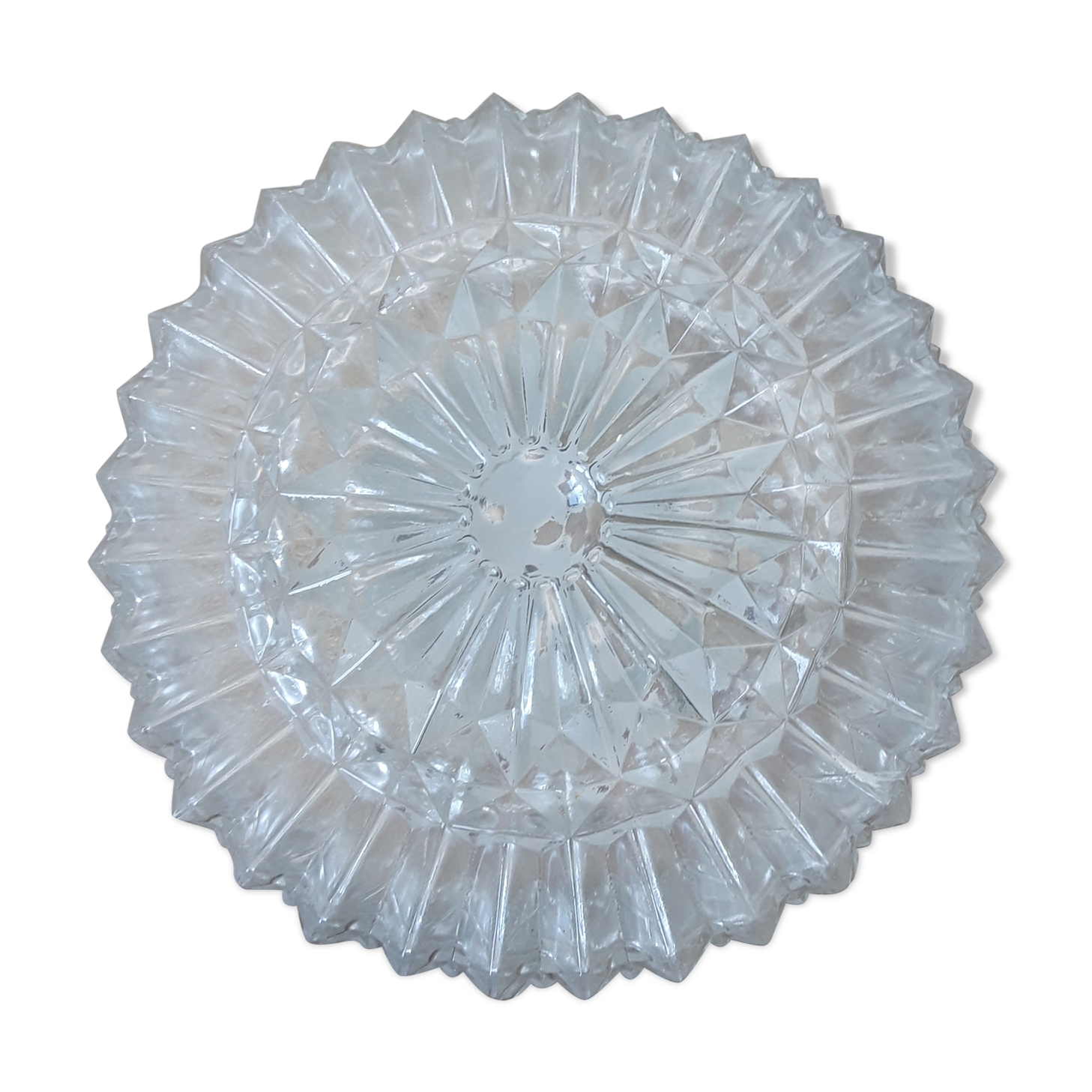 Vintage glass ceiling lamp